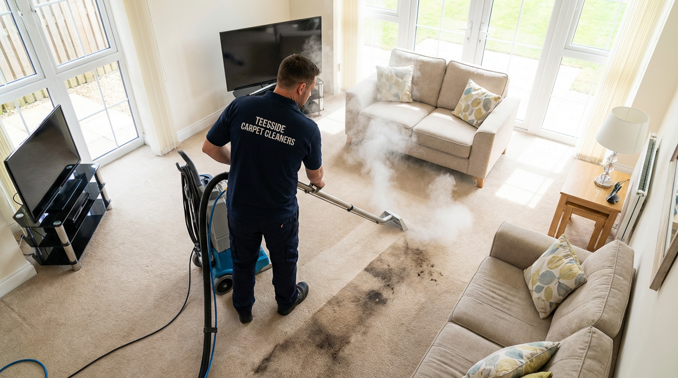 Professional carpet cleaning in Teesside